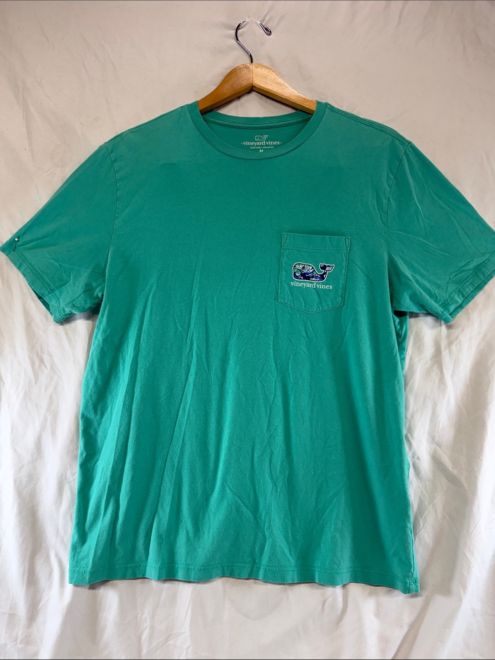 Vineyard Vines Men’s Pocket Tee - Teal Green
